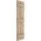 Ekena Millwork Rustic Two Board Spaced Board-n-Batten Riverwood Faux Wood Shutters, 11 1/2W x 76H, PR SHUBSS11X76RWPR - alternate 5